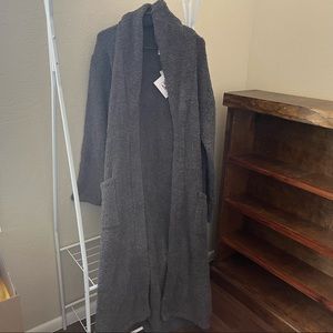 Kashwere NWT Gray Full-Length Robe Size Large- So Soft!!